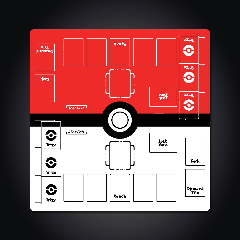 pokemon trading card game pocket vs live Amazon.com: Playmat Designed for The Pokemon Trading Card Game (TCG) -  Large 24 inch x 24 inch Playing Field - Stitched Edges main image 1