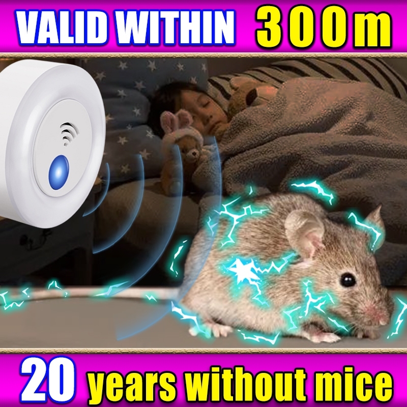2023 New Ultrasonic Pest Repeller Sound waves to repel mice Electric mouse repellent Shopee