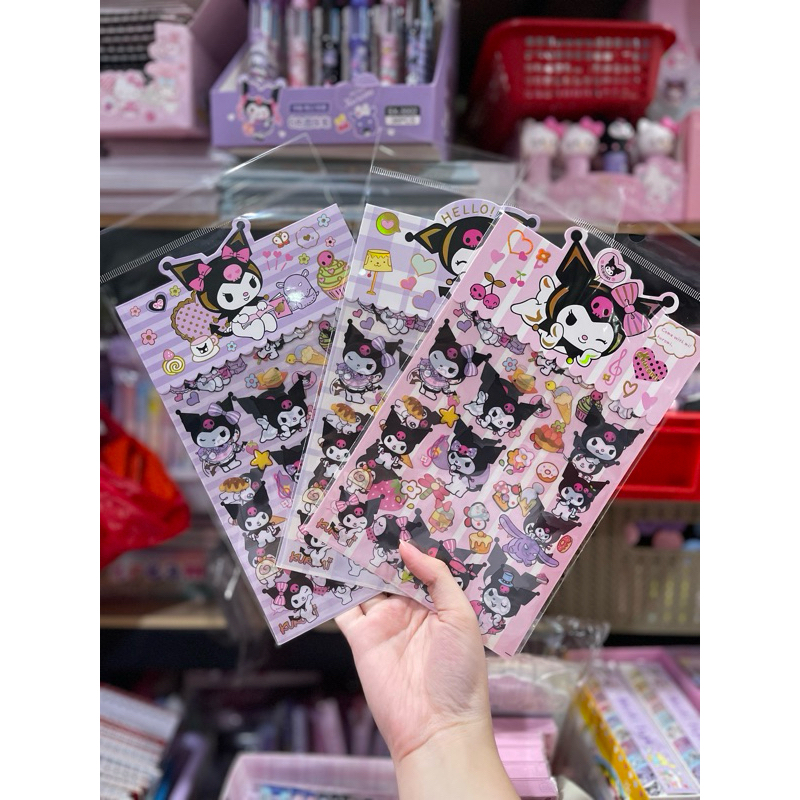 Kuromi Melody Cinnamorol Stickers Cartoon Stationary Students Hand ...