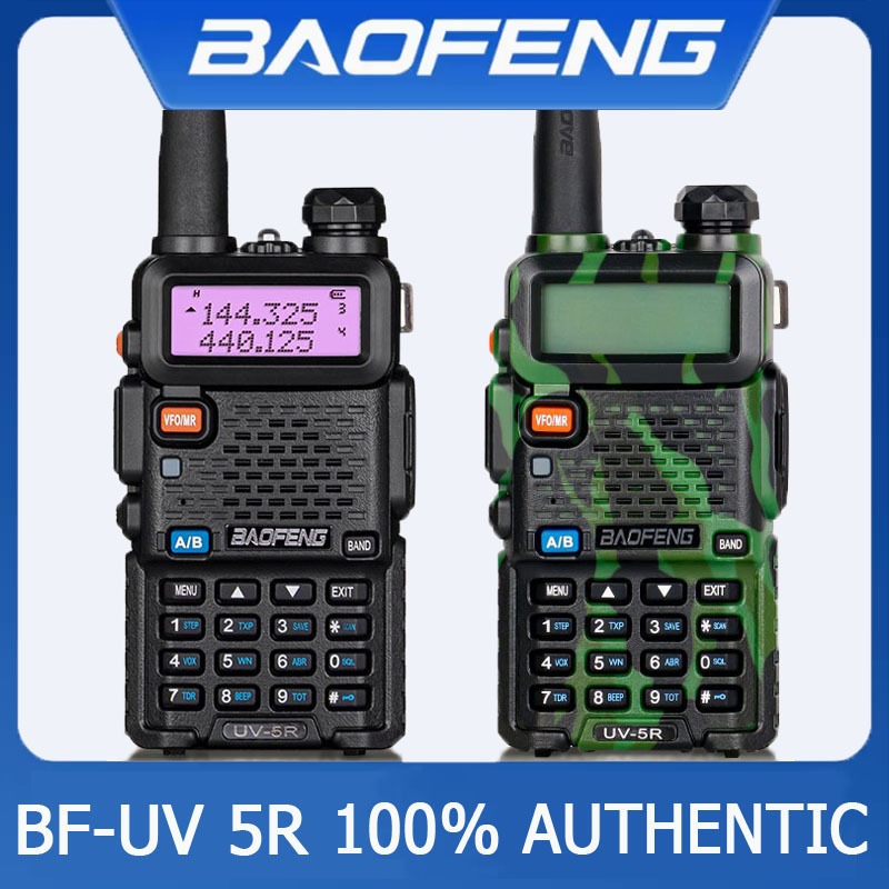 Baofeng Uv R Vhf Uhf Dual Band Walkie Talkie Two Way Radio Km Long Range Shopee Philippines