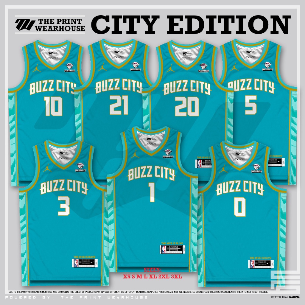 BTN NBA CHARLOTTE HORNETS CITY EDITION JERSEY 23-24 FULL SUBLIMATION