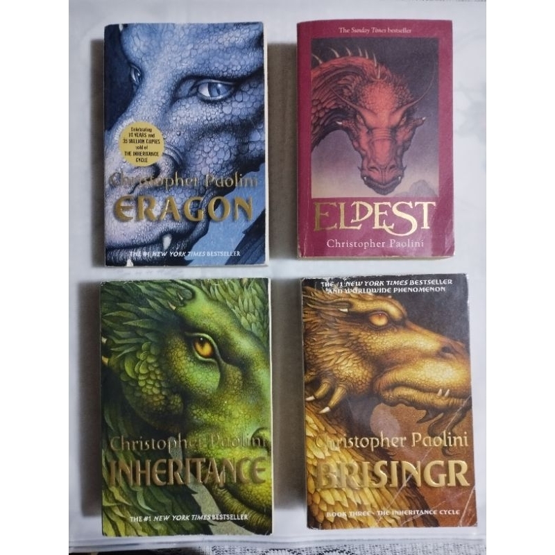 Christopher Paolini The Inheritance Cycle Paperback Set Eragon