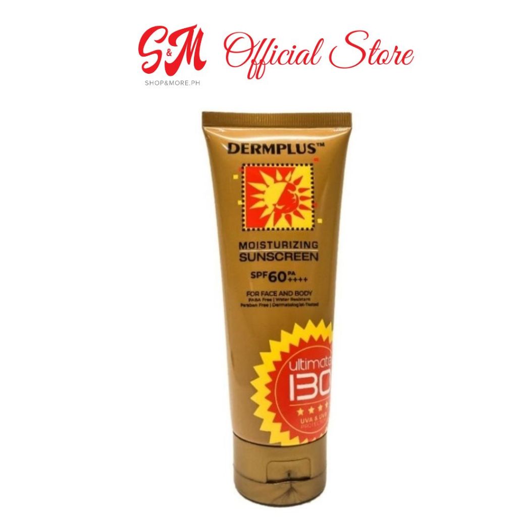 Dermplus Moisturizing Sunscreen Ultimate 130, SPF60, 100ml Shopee