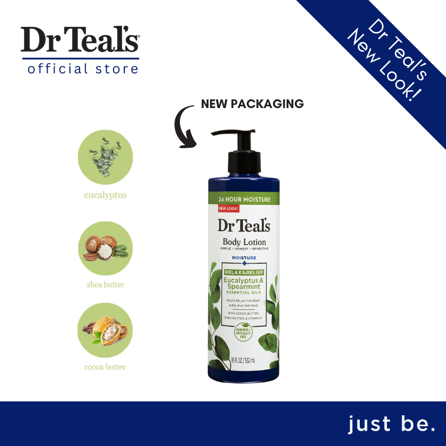 Dr Teal's Rejuvenating Eucalyptus And Spearmint Body Lotion 18oz
