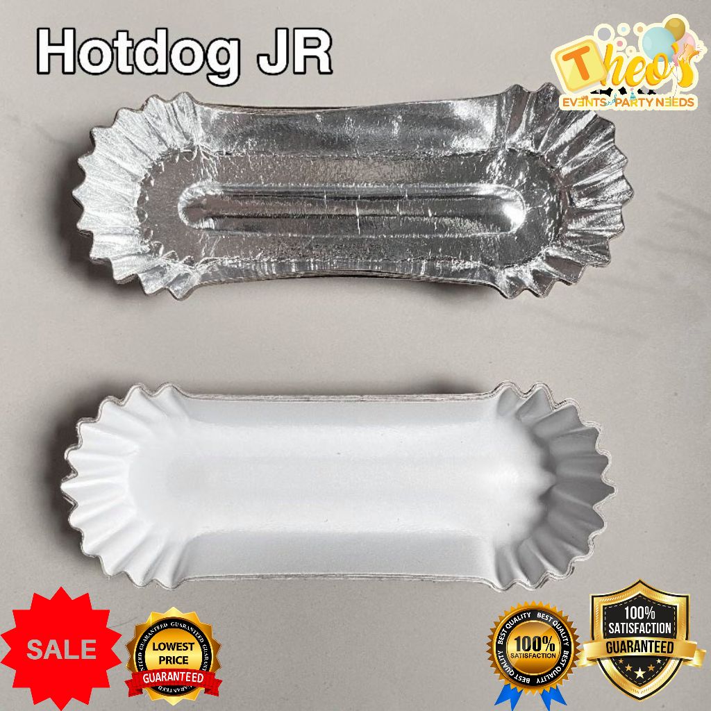 2 packs 80 pcs HOTDOG JR Disposable Paper Plate Kikiam, FIshball ...