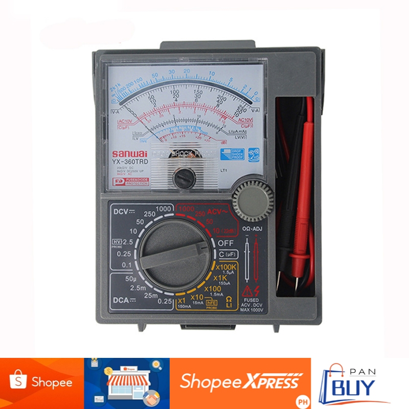 SANWAI Standard Electrical Tester Electrical Analog Multimeter Tester ...