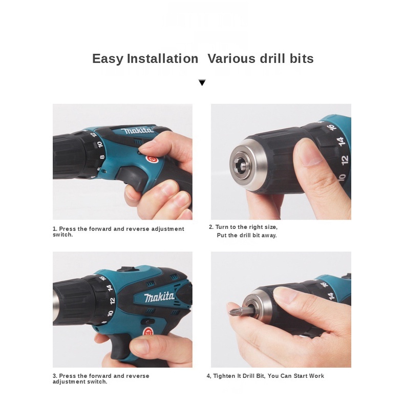 DF330 12V 1400Rpm Cordless Drill Driver 12V Lithium Battery ...