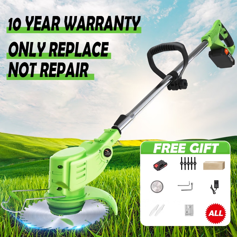 48V Grass Cutter Cordless Electric Lawn Mower Trimmer Rechargeable