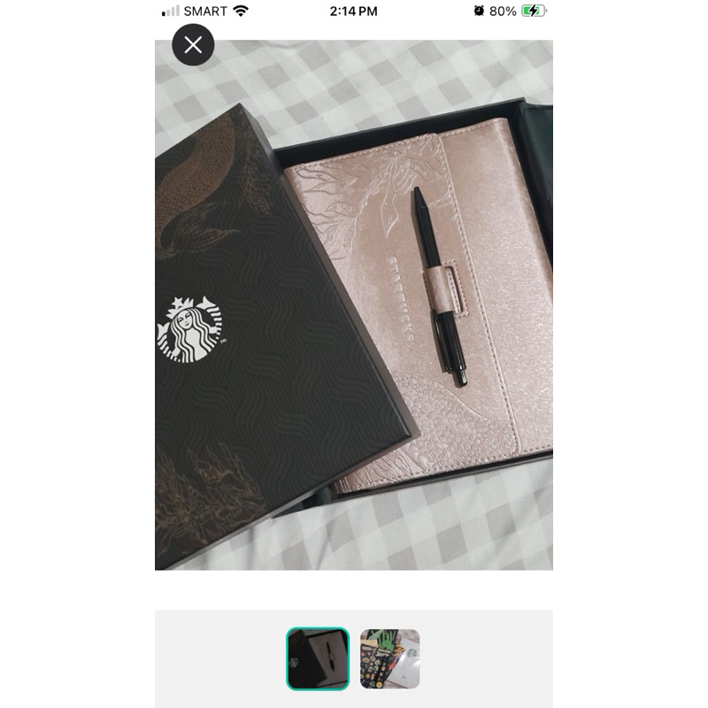 Starbucks Planner 2024 rose gold Shopee Philippines