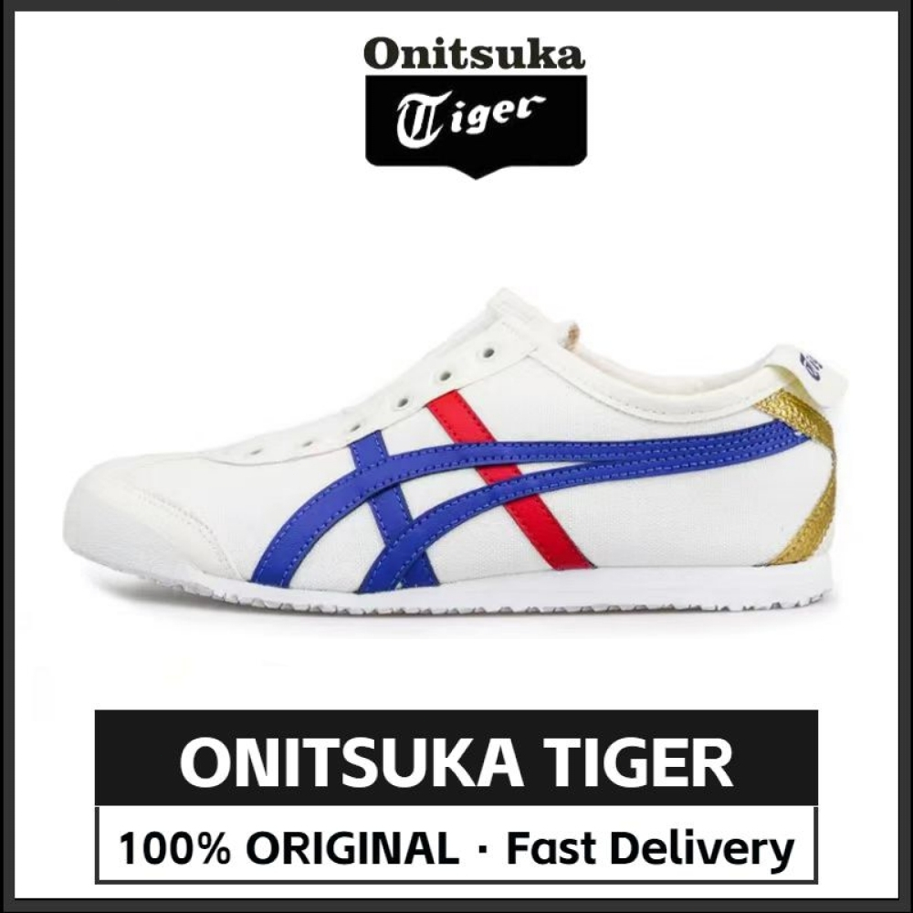 100 Original Onitsuka MEXICO 66 SLIP ON White Gold 1183B475 100 Low Top Unisex Sneakers Shopee Philippines