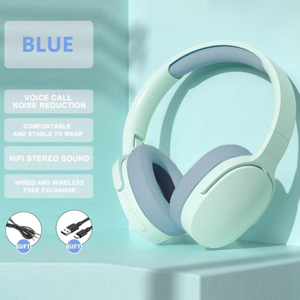 MKEPS P2961 Bluetooth Headphones Wireless Headphone Noise Cancelling ...