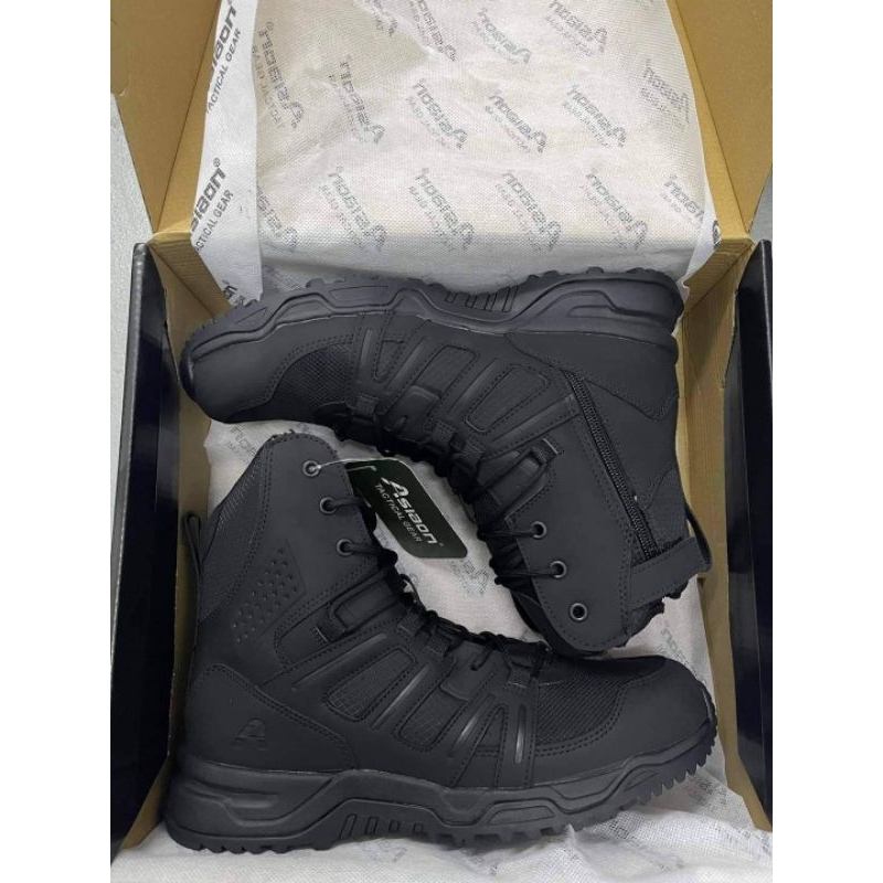 Asiaon Boots Midcut 528 Black | Shopee Philippines
