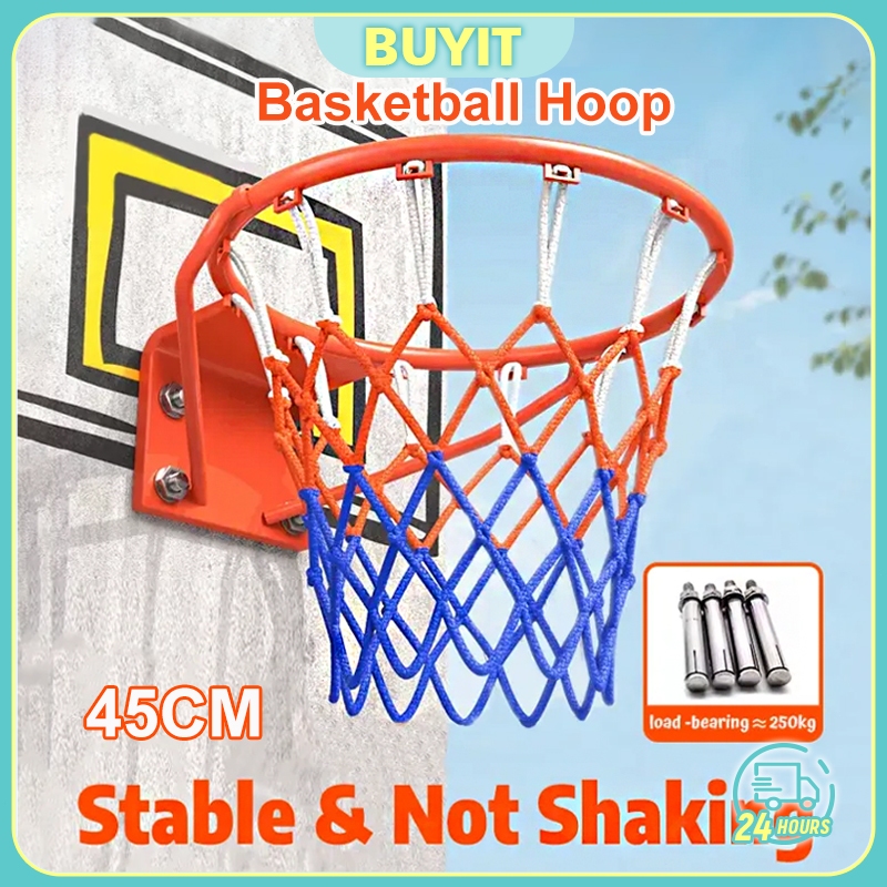 18 Inch Heavy Duty Basketball Hoop Basketball Ring Standard NBA ...