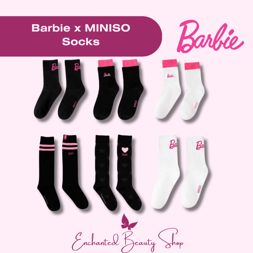 Barbie x MINISO Socks | Shopee Philippines