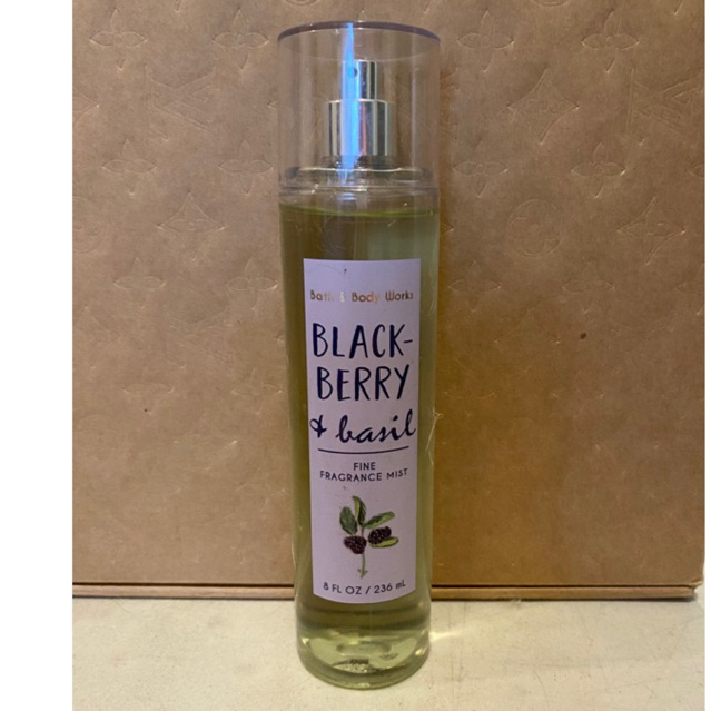 Bath & Body Works Blackberry & Basil Fine Fragrance Mist Shopee