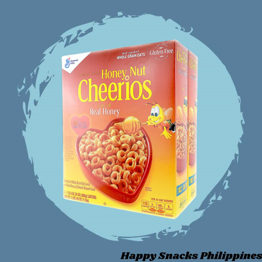 General Mills Cheerios Honey Nut Whole Grain Oat Cereal 2 X 680 G