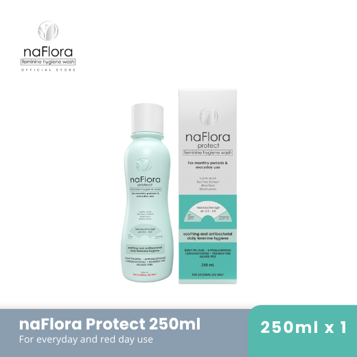 naFlora Feminine Hygiene Wash - Protect (GREEN) 250ml (FEB. 2028 ...