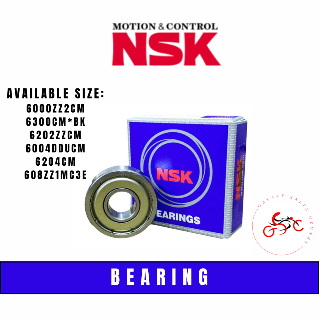 NSK BEARINGS 6000ZZ2CM | 6300CM*BK | 6202ZZCM | 6004DDUCM | 6204CM ...