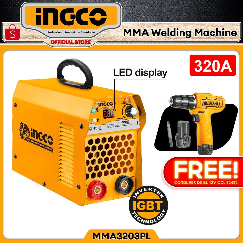 Ingco Portable IGBT Inverter MMA ARC Welding Machine MMA3152P 315A