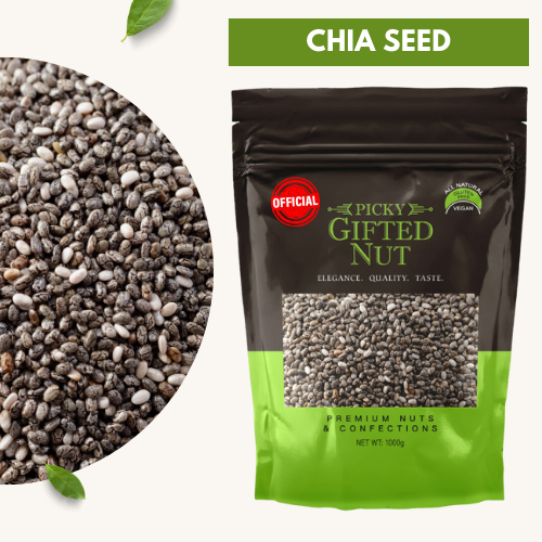 Picky Organic Chia Seeds Keto/Low Carb/Superfood 150g500g Shopee