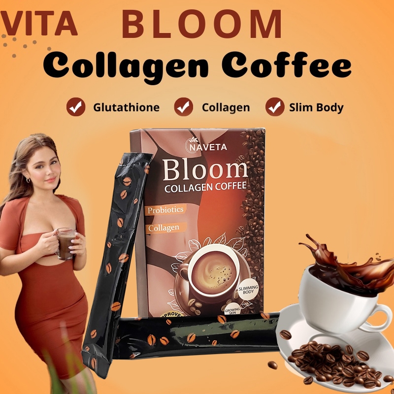 Bloom Collagen Coffee Nugen Original Collagen Drink Glutathione ...