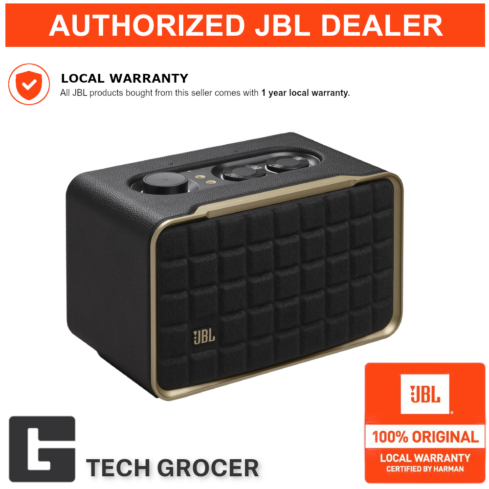 JBL Authentics 200 Smart Home Speaker with Wi Fi Bluetooth and