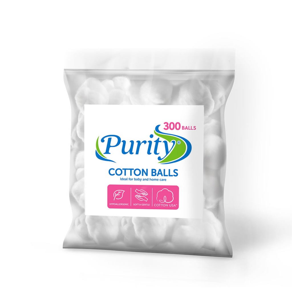 Purity Cotton Balls 300s x 1 pack Shopee Philippines