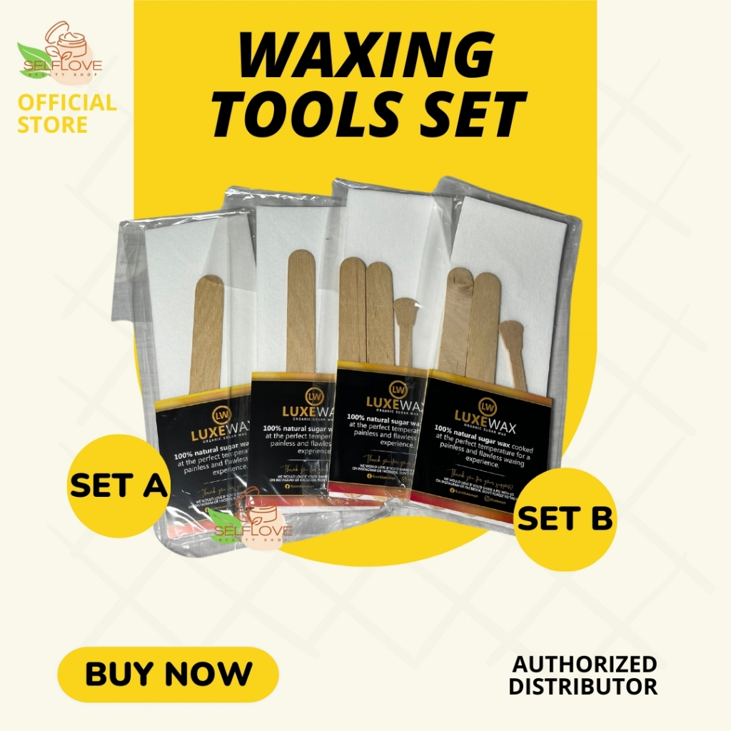Reusable Waxing Tools (Waxing Strips, Waxing Applicator, Brow