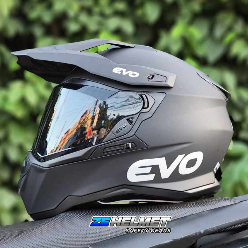 EVO DX7 HIGHMINDS DUAL SPORT DUAL VISOR (with FREE LENS) Shopee