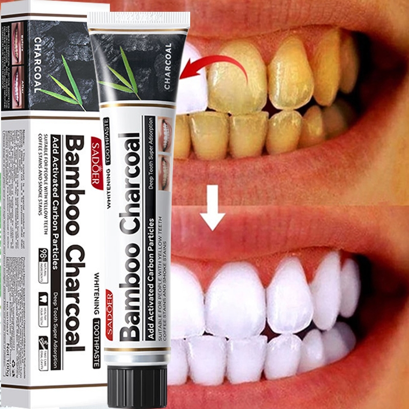 Bamboo Charcoal Toothpaste Teeth Whitening Toothpaste Remove Plaque