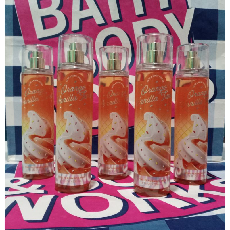 Bathand Body Works Orange Vanilla Twist Fragrance Mist Shopee Philippines 4728