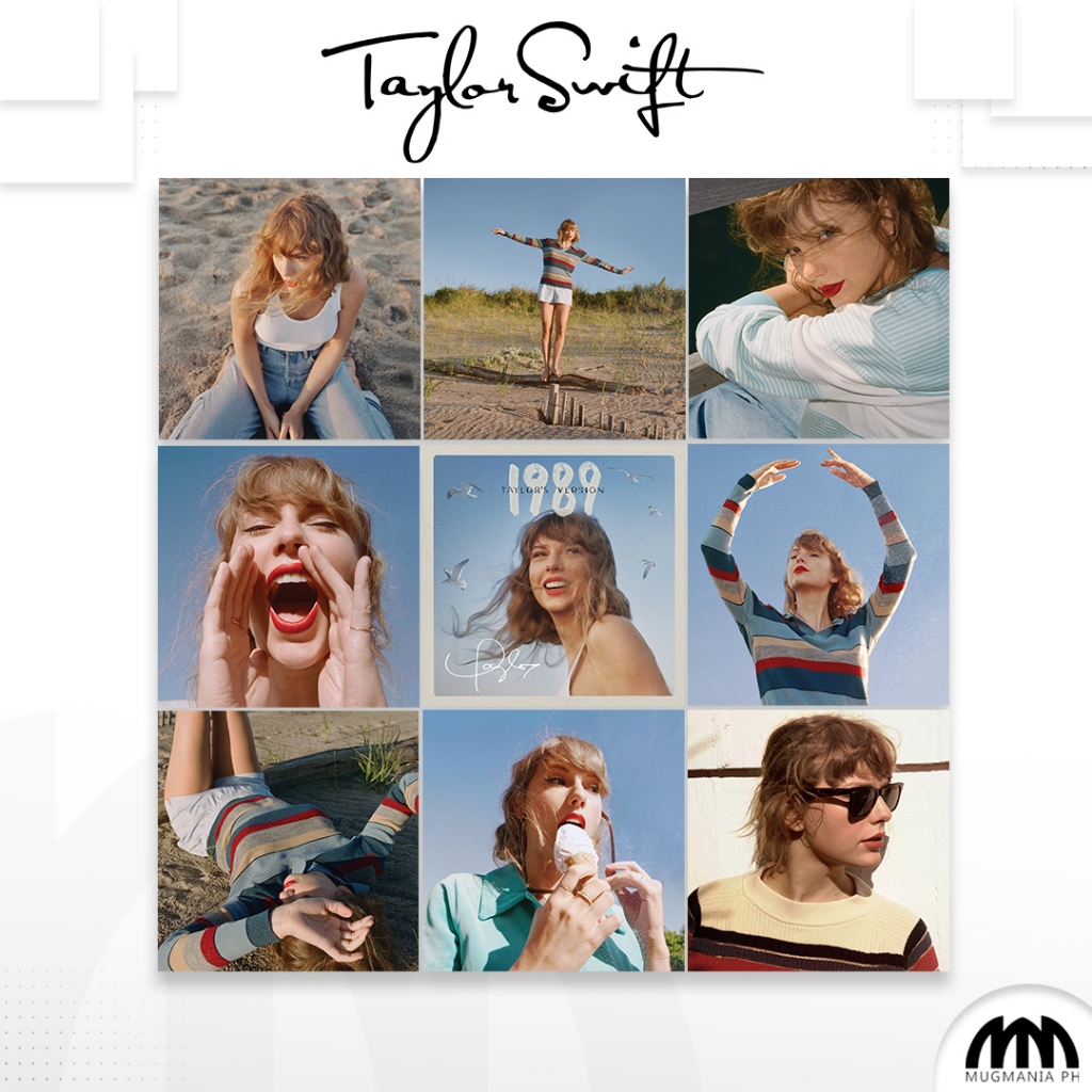 Set 9pcs & 7pcs   Taylor Swift Square Wall Decor -mugmania - 1989 Album 