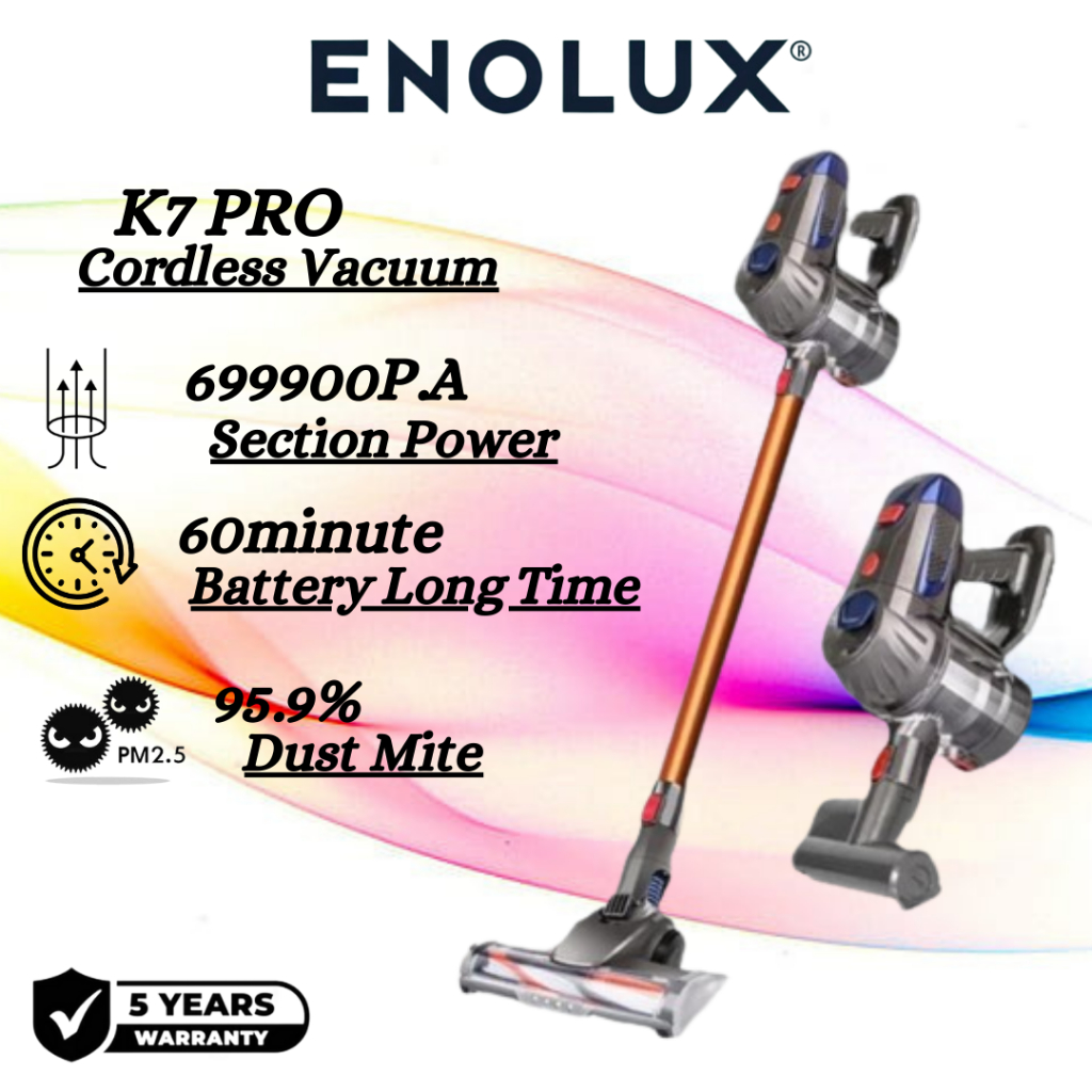 ENOLUX Wireless Vacuum Cordless Vacuum Cleaner K7 Pro High Suction