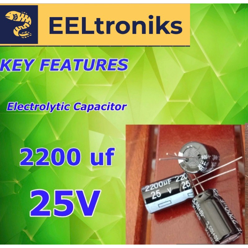 2200 uf 25V 2200uf 25V ELECTROLYTIC CAPACITOR 3pcs/Set | Shopee Philippines