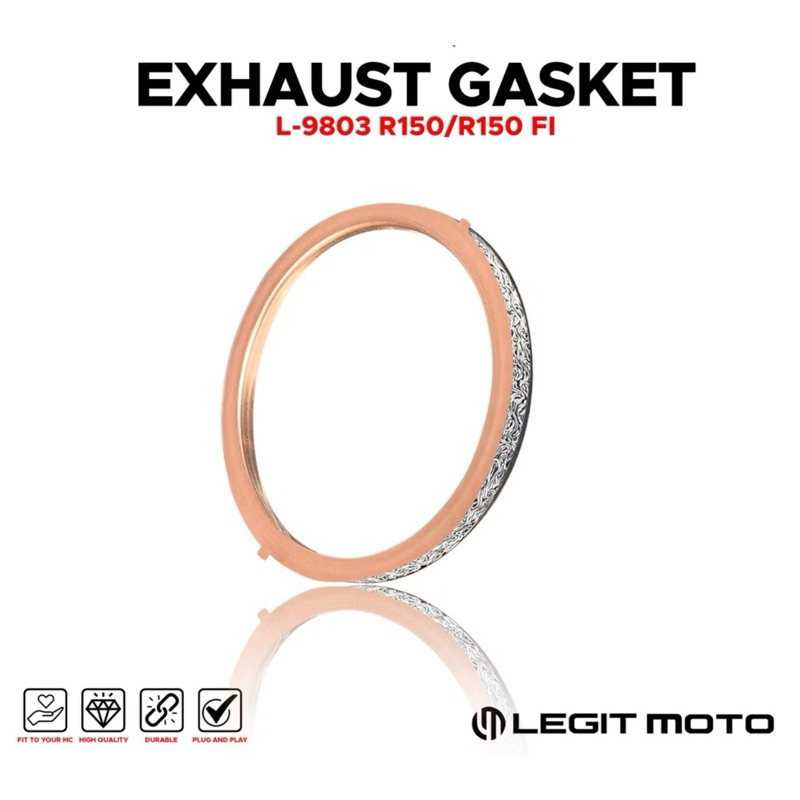 RAIDER 150/RAIDER 150 Fi EXHAUST GASKET (GENUINE) Shopee Philippines