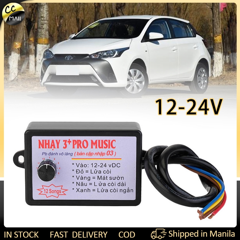 Controller Per Clacson Auto Con 8 Suoni – Modulo Elettrico 12-24V, Facile Da Installare, Per Auto SUV E Camion (con O Senza Telecomando) - 2