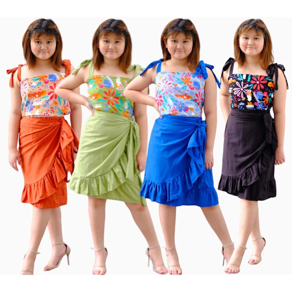 Eva Coords teens size Cotton linen Challis fabric | Shopee Philippines