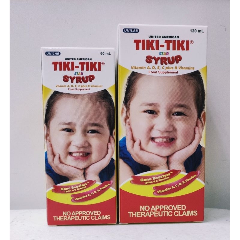 TIKI-TIKI STAR SYRUP 60 ML/120 ML | Shopee Philippines