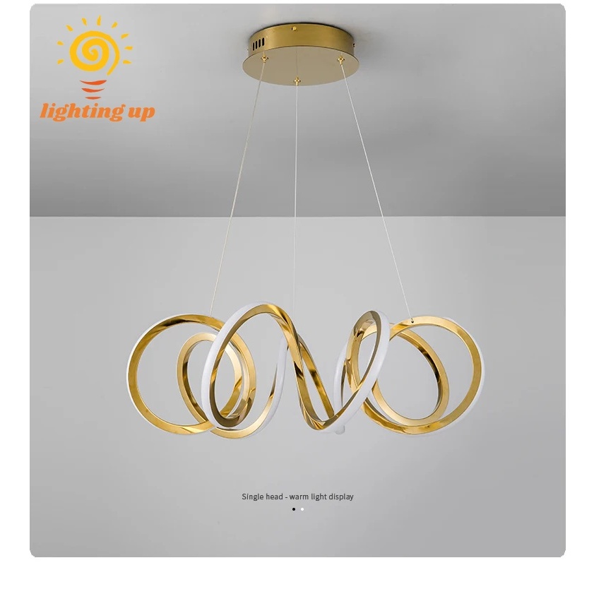 Modern Luxury LED Pendant Lights Living Dining Room Lighting Lustre ...