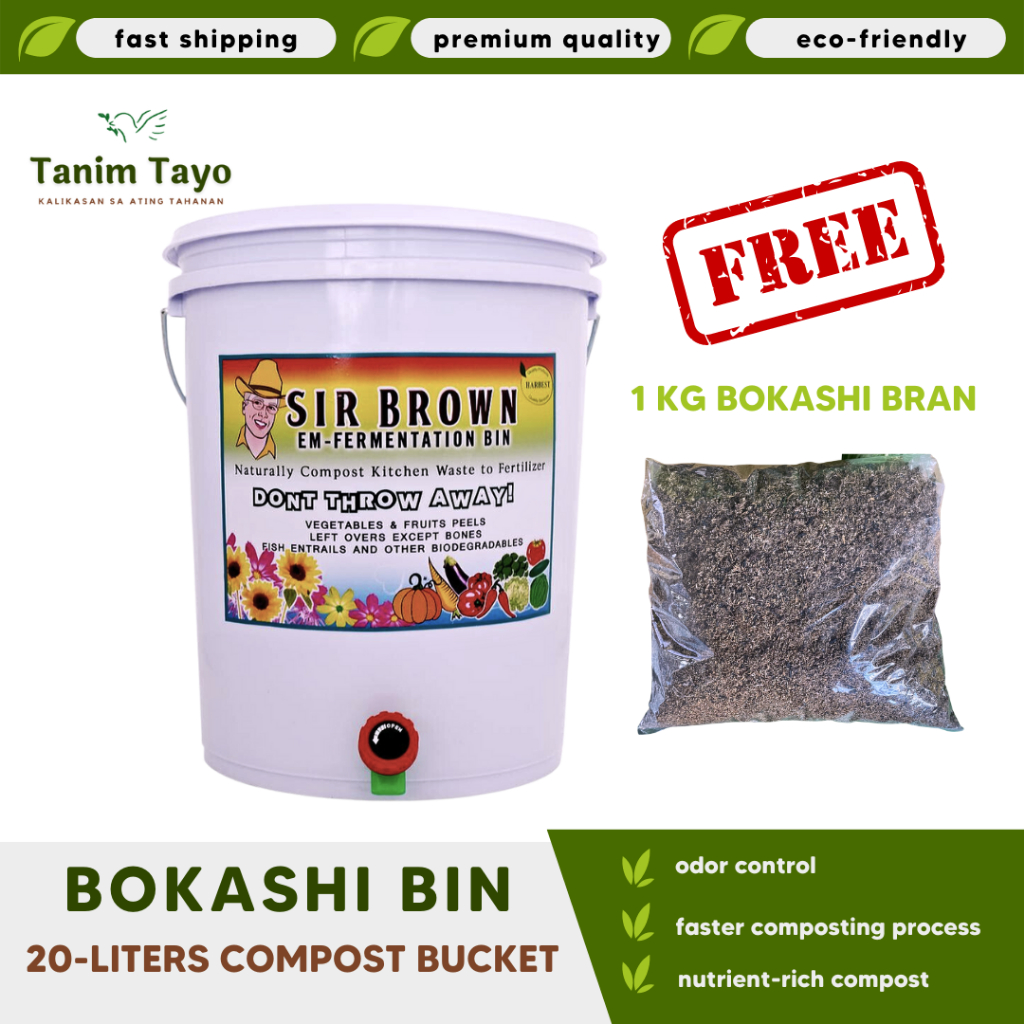 Premium Bokashi Starter Kit (1 bin)