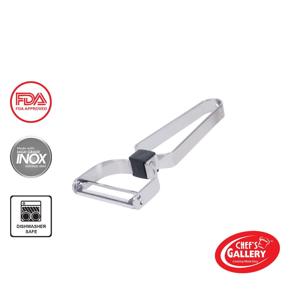 Chef's Gallery Stainless Steel Peeler | 100% Food Grade Material ...