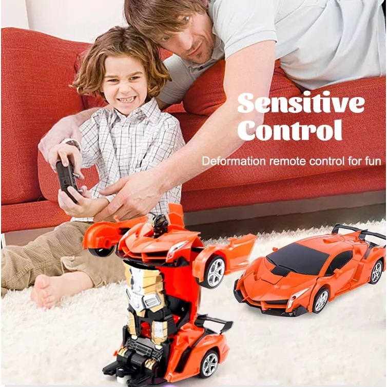2in1 Electric Robot Transformation Car Deformation Car Children Toys ...