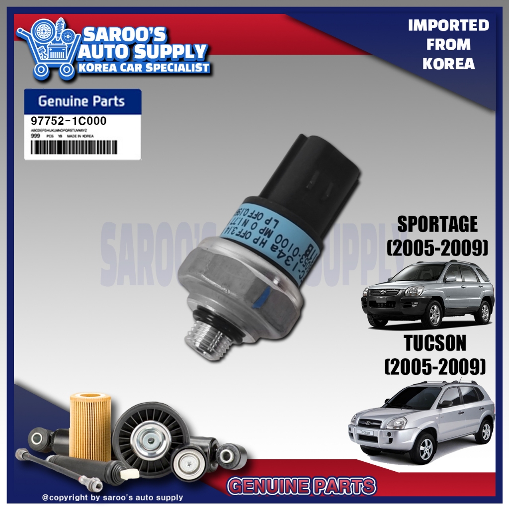 [4 pin] Aircon Triple Switch / Aircon Pressure Sensor For Tucson (05-09 ...