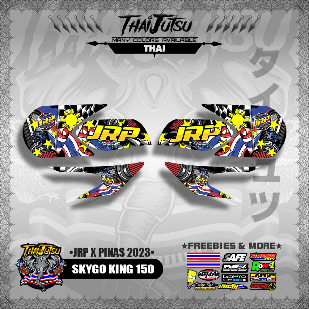 SKYGO KING 150 DECALS ( JRP X PINAS 2023 )【ThaijutsuStickers】 | Shopee ...