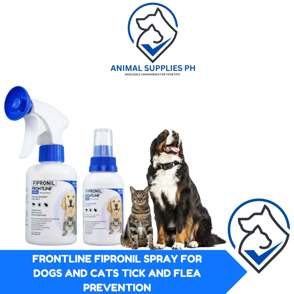 Frontline Fipronil Spray For Dogs and Cats Tick and Flea Prevention ...