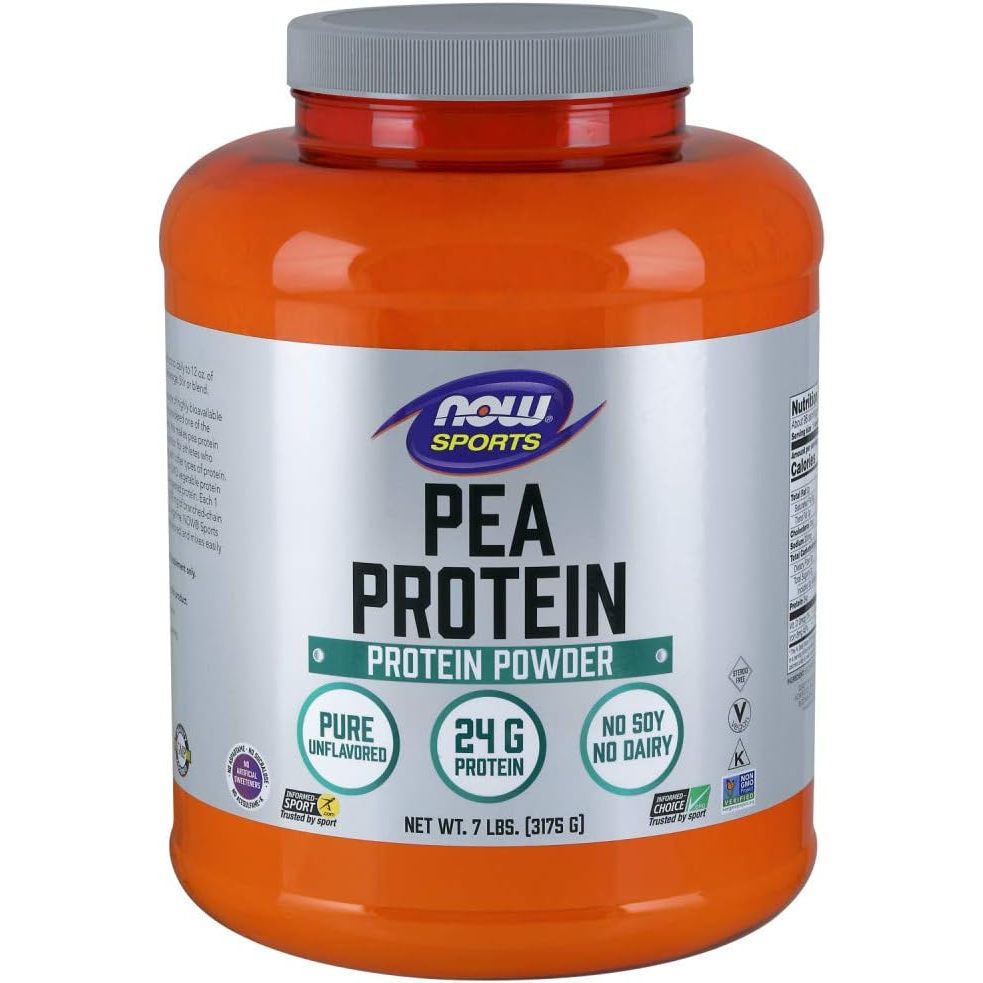 NOW Sports Nutrition, Pea Protein 24 g, Fast Absorbing, Unflavored