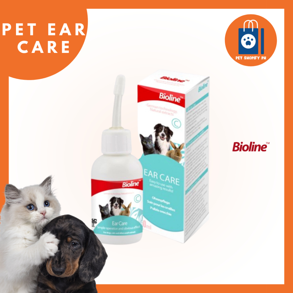 BIOLINE EAR CARE (Cleansing and Deodorizing Ears of Dogs, Cats and