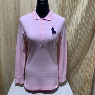 Polo by Ralph Lauren, Sweaters, Polo Ralph Lauren Sweater Womens Size  Medium Pink Cotton Vintage Long Sleeves