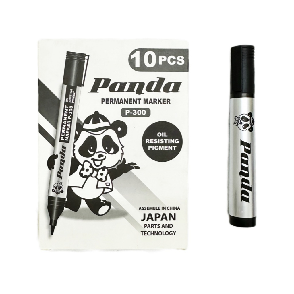 10pcs Panda Permanent Marker P-300 School Office supplies Sold per box ...