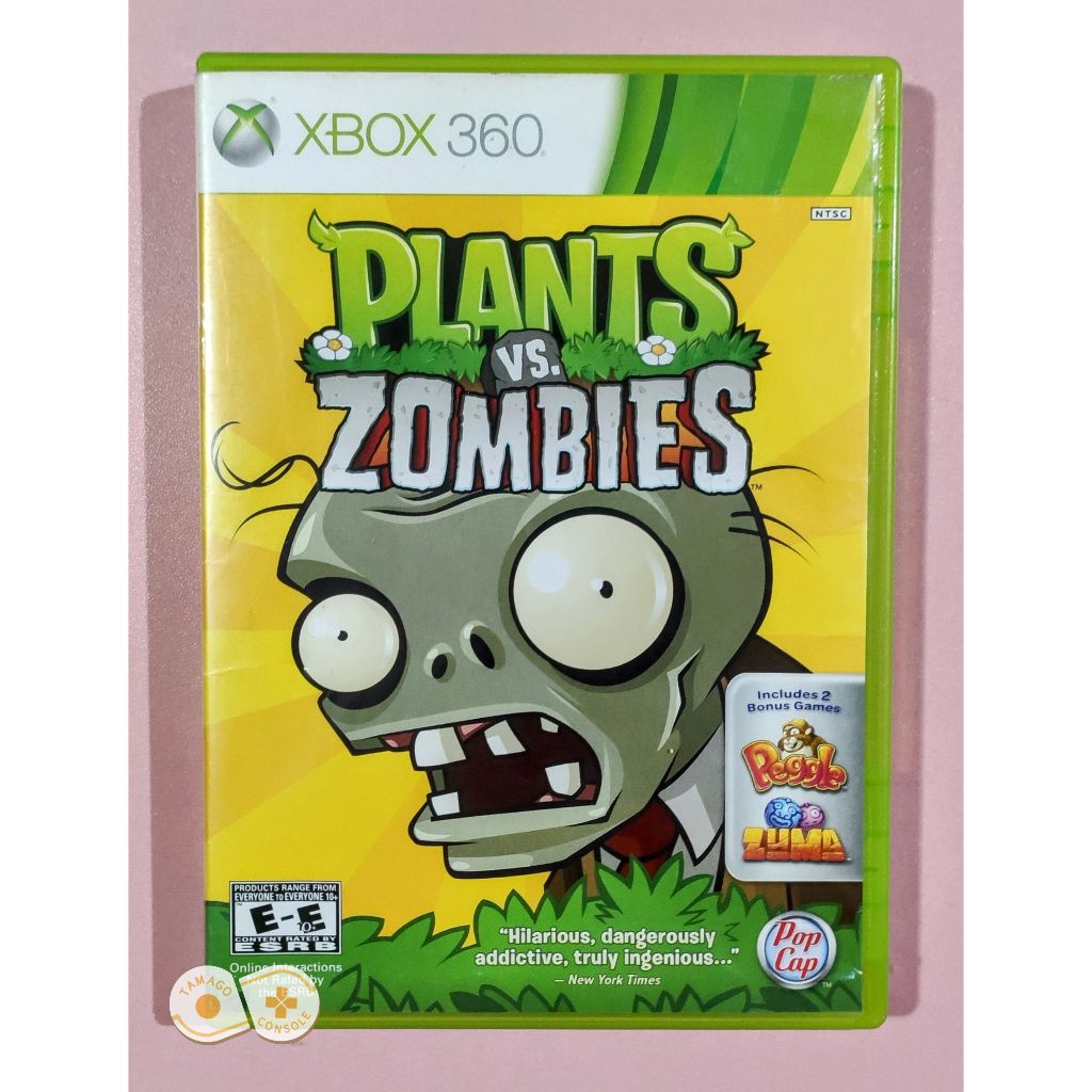 Plants vs. Zombies - [XBOX 360 Game] [NTSC / ENGLISH Language] | Shopee  Philippines